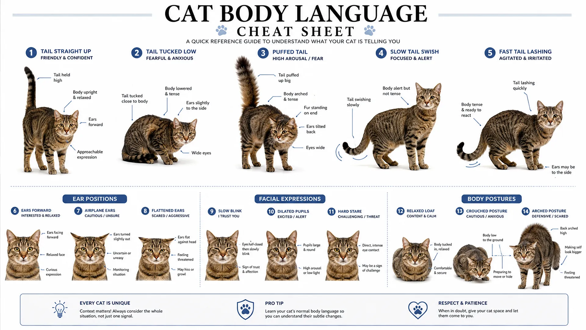 Read more about the article Cat Body Language: How to Read Mixed Signals, Spot Overstimulation, and Learn Your Cat’s Normal