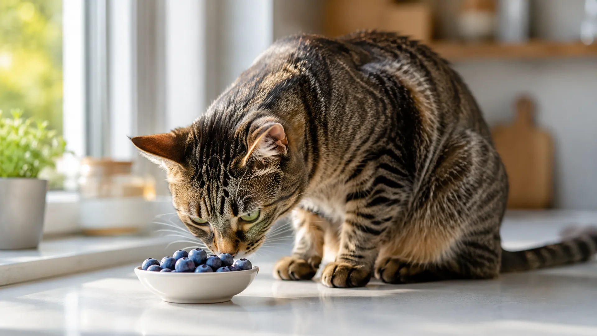 You are currently viewing Can Cats Eat Blueberries? Safety, Benefits, Risks & Feeding Guide