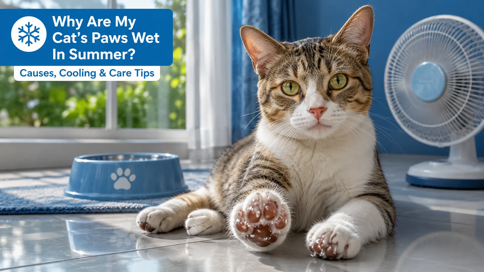 You are currently viewing Can Cats Sweat? How Cats Stay Cool and Signs They’re Overheating