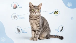 Read more about the article Cat Body Language Chart: Learn What Your Cat Is Trying to Tell You