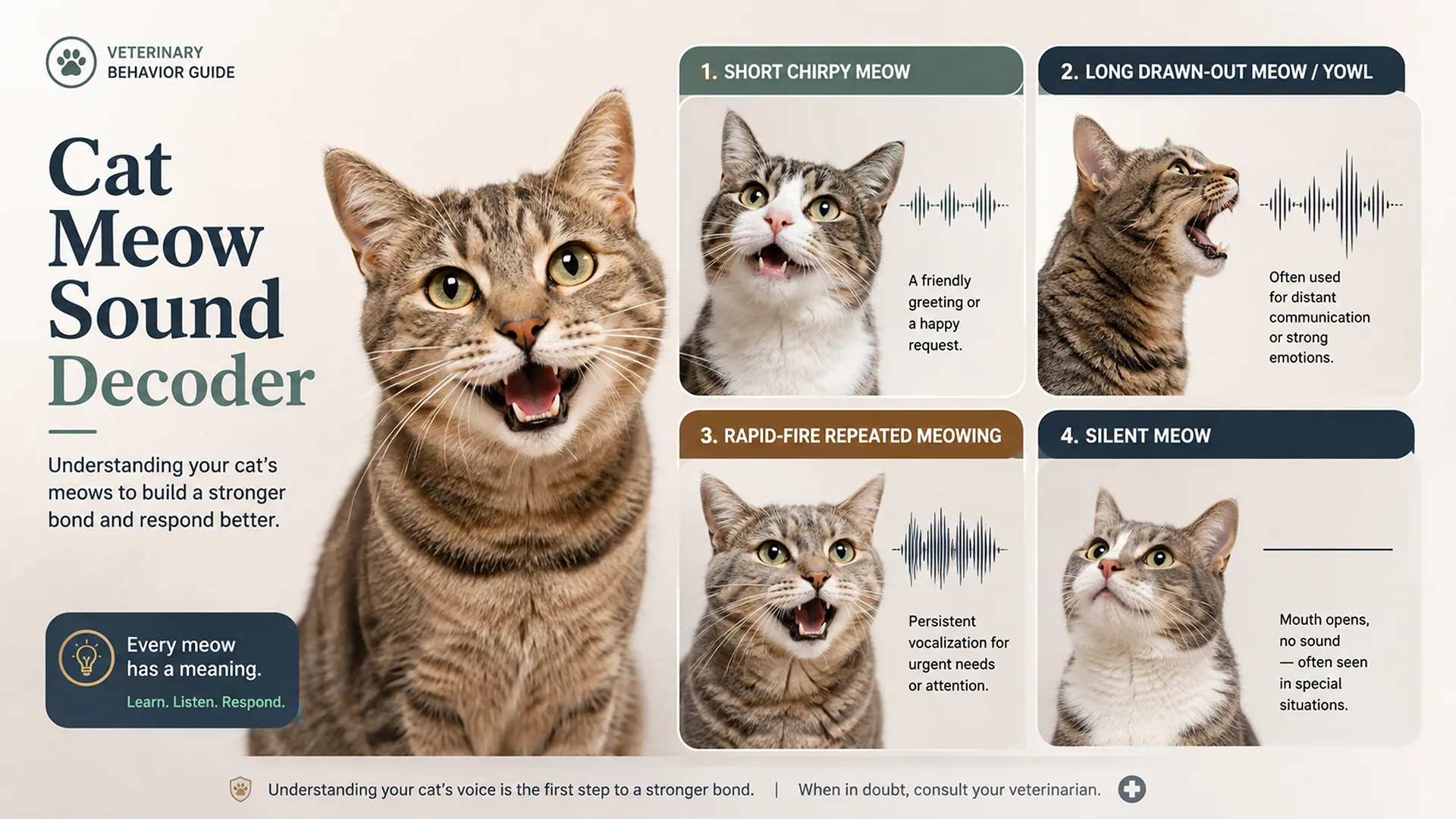 You are currently viewing Why Does My Cat Meow So Much? A Sound-by-Sound Guide to What Your Cat Is Actually Saying