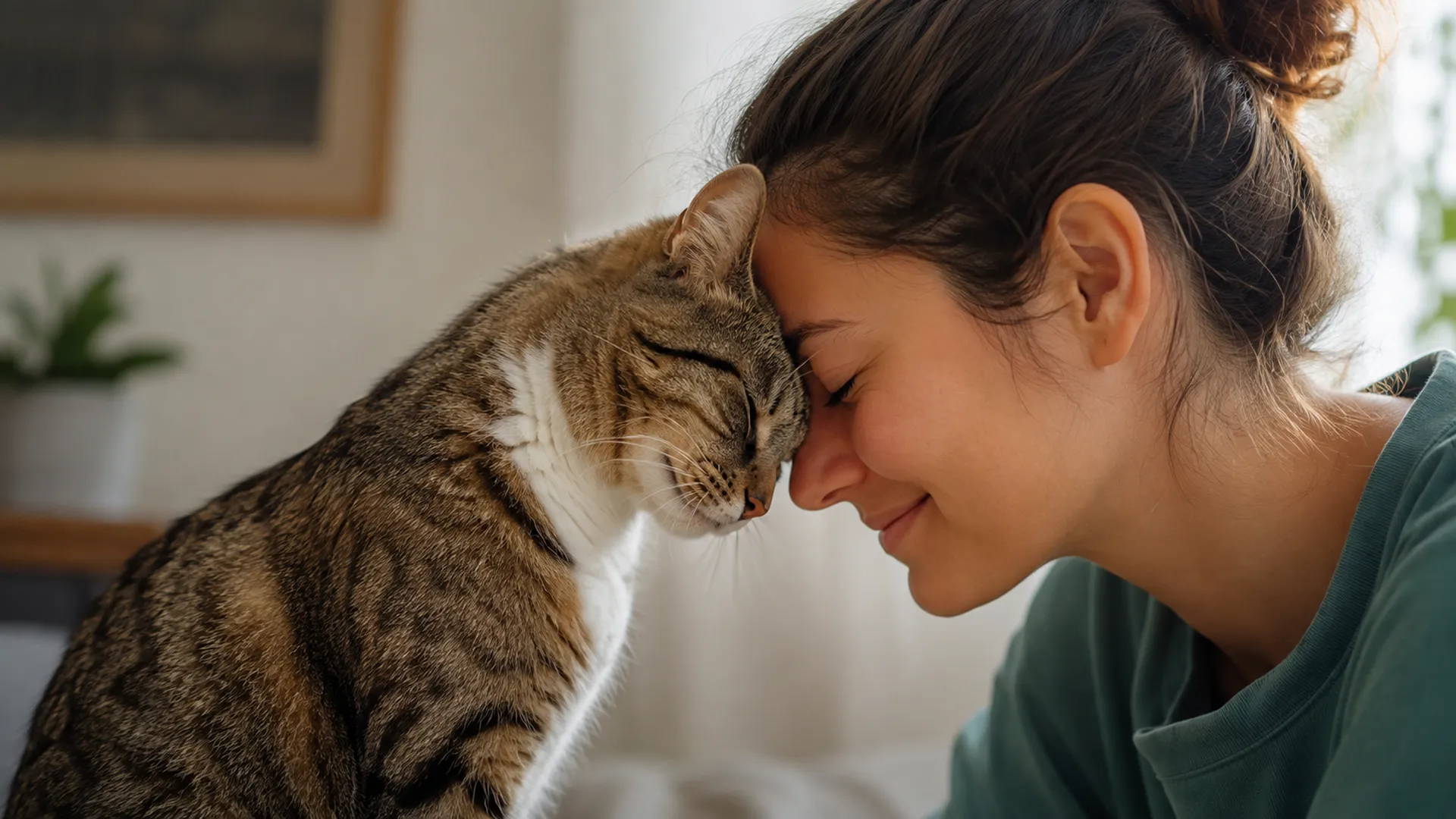 You are currently viewing Why Does My Cat Headbutt Me? (Bunting, Explained)