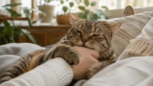 Read more about the article Why Does My Cat Bite Me Gently? How to Tell a Love Bite From a Warning