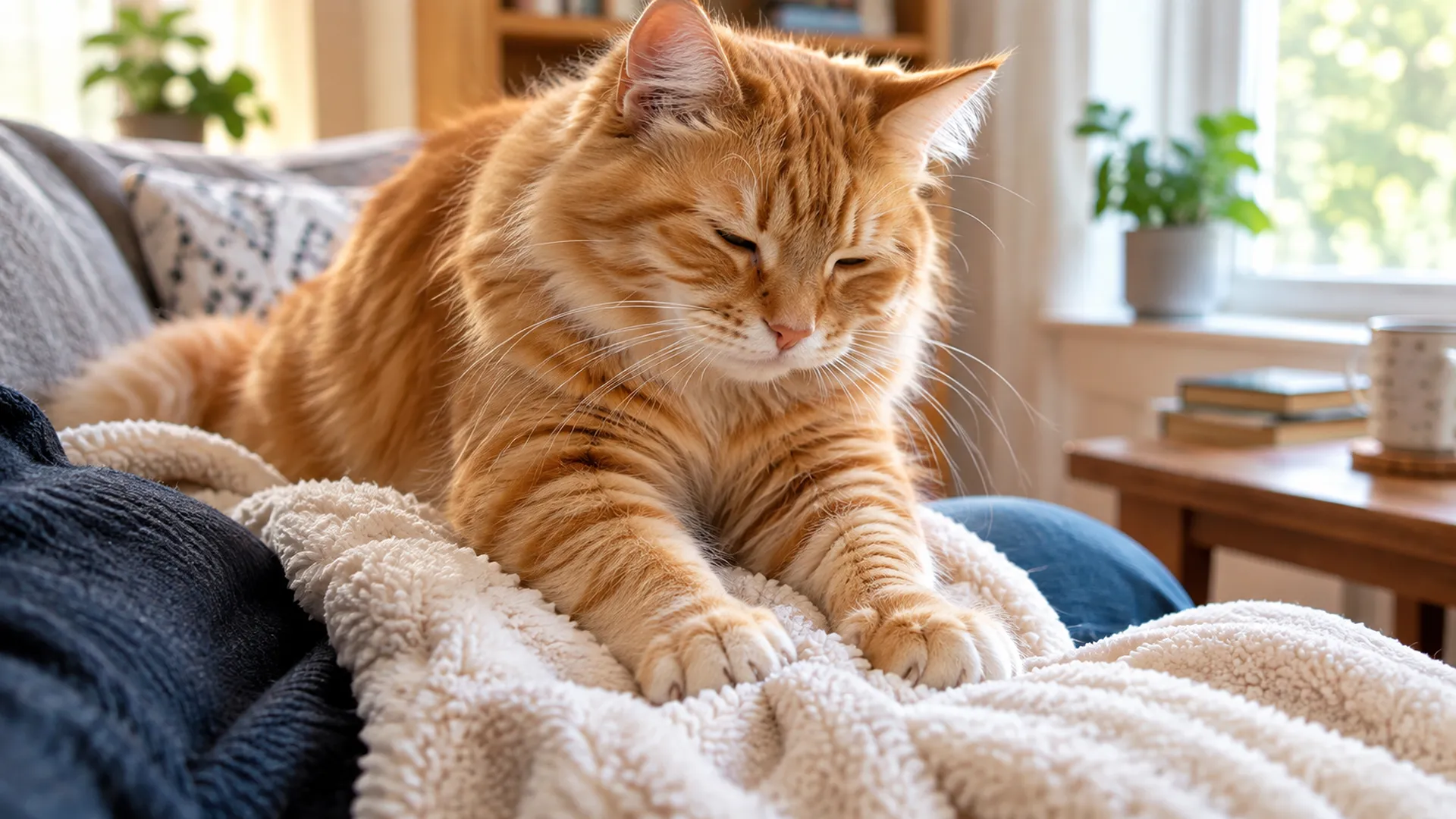 Read more about the article Why Does My Cat Knead Me? What’s Actually Going On