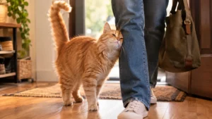 Read more about the article Why Does My Cat Rub Against Me? A Decoder for Every Rub