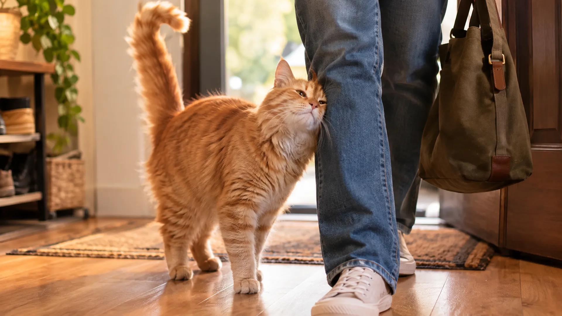 Read more about the article Why Does My Cat Rub Against Me? A Decoder for Every Rub