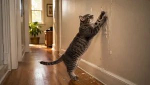 Why Does My Cat Scratch the Wall? 7 Reasons and How to Stop It